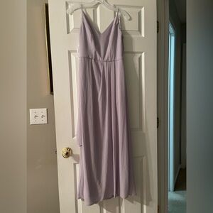 Elegant Lavender Evening Gown
